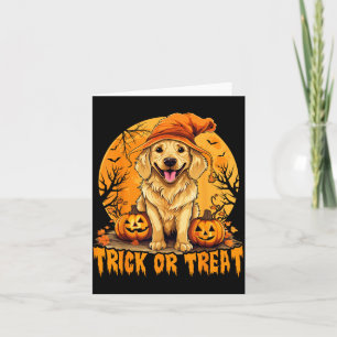 Süßes oder Saures Halloween-Hund 2 Karte