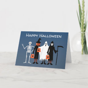Süßes-oder-Saures-Halloween-Karte Karte