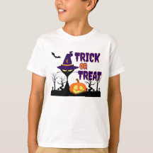 Süßes oder Saures - Halloween-Katze - Kinder-T-Shi