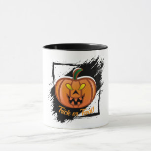 Süßes oder Saures Halloween-Kürbis Tasse