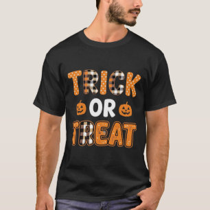 Süßes oder Saures Halloween-Kürbis-Vektordesign_1 T-Shirt