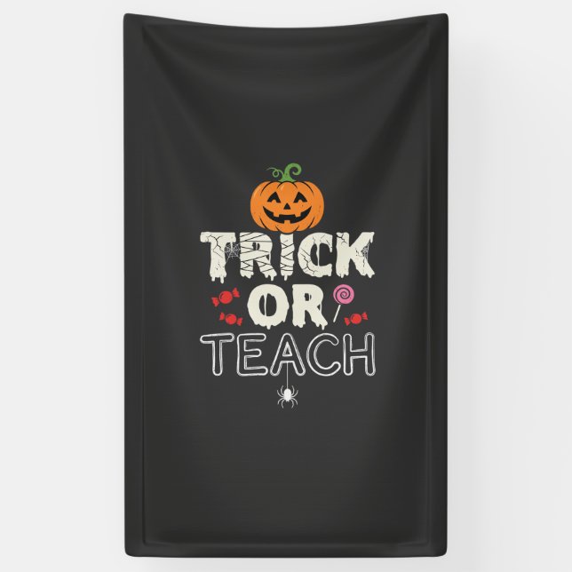 Süßes oder Saures Halloween-Lehrer-Design (2)_1 Banner (Vertikal)