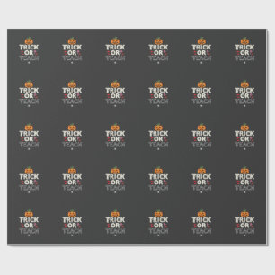 Süßes oder Saures Halloween-Lehrer-Design (2)_1 Geschenkpapier