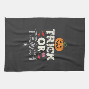 Süßes oder Saures Halloween-Lehrer-Design (2)_1 Geschirrtuch