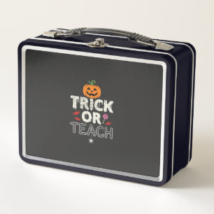 Süßes oder Saures Halloween-Lehrer-Design (2)_1 Metall Brotdose