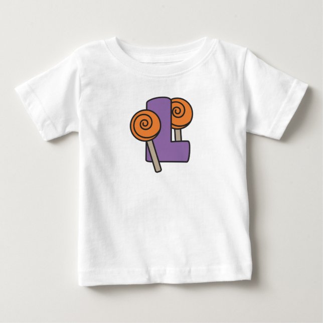 Süßes oder Saures Halloween-Muster T-Shirt (Vorderseite)