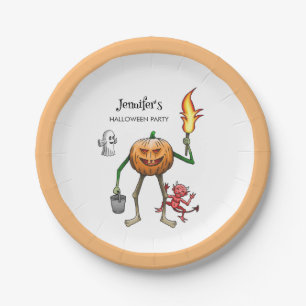 Süßes oder Saures Halloween Pappteller