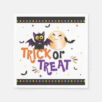 Süßes oder Saures Halloween-Party - Süße Fledermau Serviette