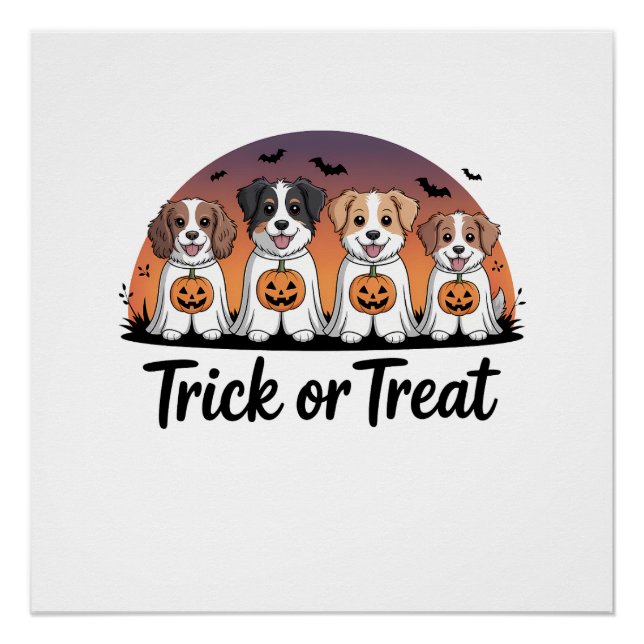 Süßes oder Saures Halloween Poster (Vorderseite)