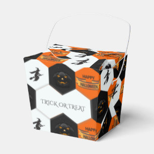 Süßes oder Saures Halloween-Sechseck-Muster Geschenkschachtel