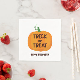 Süßes oder Saures Halloween Serviette