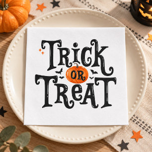 Süßes oder Saures Halloween Serviette