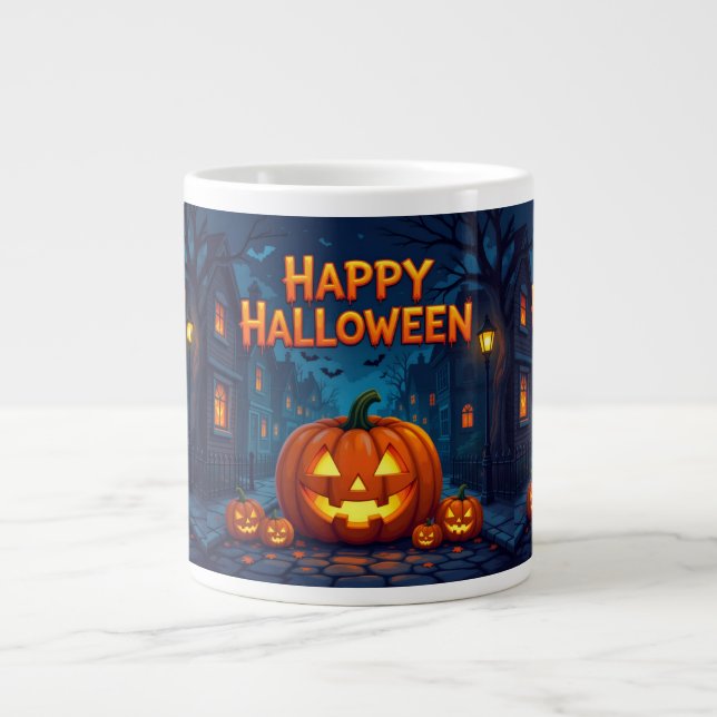 Süßes oder Saures Halloween-Tasse Jumbo-Tasse (Vorderseite)
