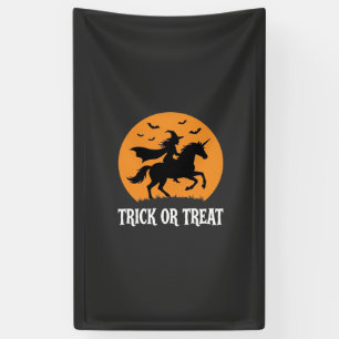Süßes oder Saures Hexen Einhorn Halloween Design_1 Banner
