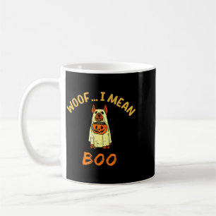 Süßes oder Saures Hund Geister Kostüm Halloween Hu Kaffeetasse