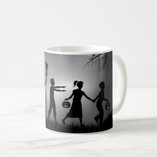 Süßes oder Saures Kinder Gruselige Halloween-Nacht Kaffeetasse