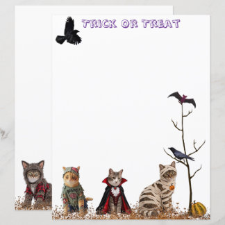Süßes-oder-Saures-Kitty-Katzen-Halloween-Schreibwa