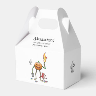 Süßes oder Saures Kürbis mit Freunden Geschenkschachtel