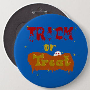 Süßes oder Saures Lustiger Boo Halloween Button