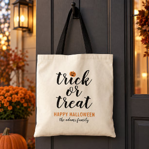 Süßes oder Saures Natur Familienname Halloween Tragetasche