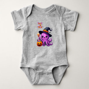 Süßes oder Saures Oktopus Halloween  Baby Strampler