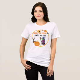 Süßes oder Saures, Riech an meine Füße Lustige Hal Tri-Blend Shirt