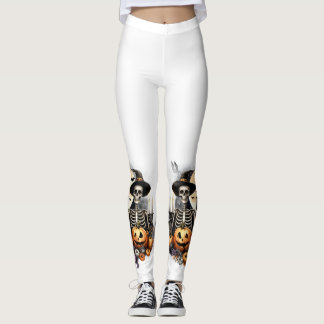 Süßes oder Saures Skelett Halloween Leggings