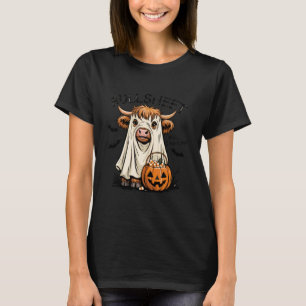 Süßes oder Saures Stier Blatt Wortspiel Kuh Hallow T-Shirt