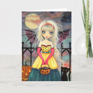 Süßes oder Saures Süße gothische Fee Halloween-Kun Karte
