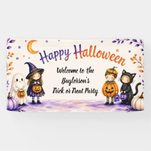Süßes oder Saures Süße Skript Halloween-Party Banner
