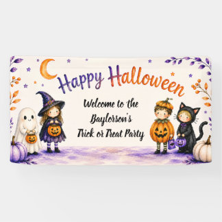 Süßes oder Saures Süße Skript Halloween-Party Banner