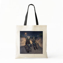 Süßes-oder-Saures-Tasche Frankenstein Skaterinnen