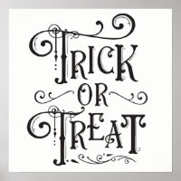 Süßes oder Saures Vintage-Typografie Halloween