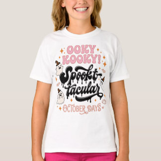 Süßes Ooky Kooky Spooktacular Halloween Mädchen T- T-Shirt