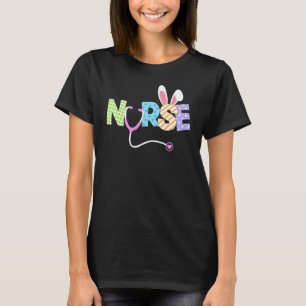 Süßes Oster-Er Krankenpflegerin Rn Hasenohren Froh T-Shirt