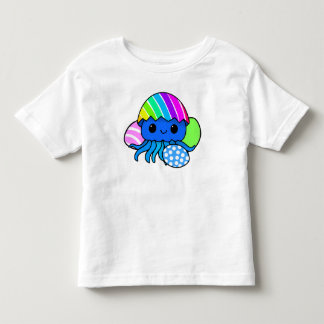 Süßes Oster-Oktopus-Kinder-Shirt mit farbenfrohen  Kleinkind T-shirt