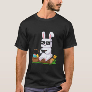 Süßes Oster-Videospiel-Hasen-Eier-Gaming-Gamer-Jun T-Shirt