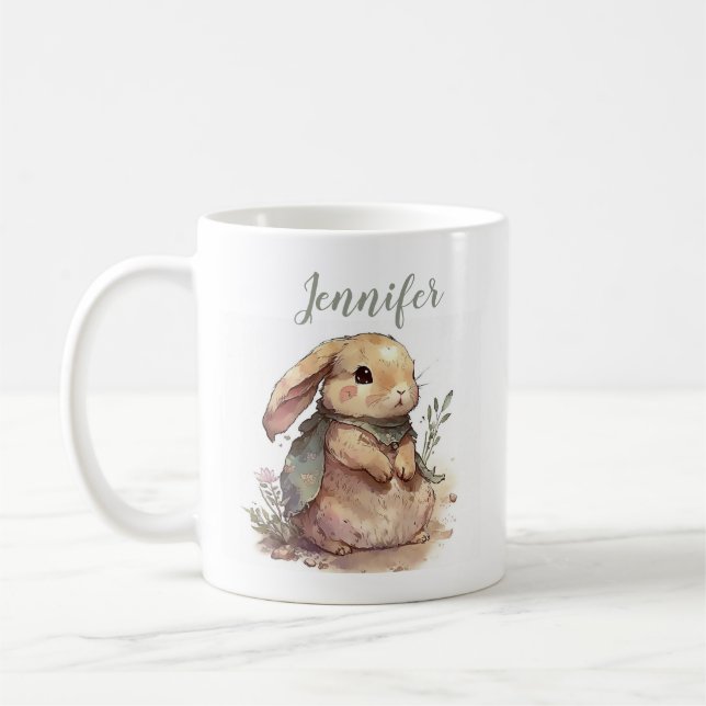 Süßes Osterhäschen Kaffeetasse (Links)