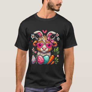 Süßes Osterhasen-Kuh-Design Kuhliebhaber Lustig 1 T-Shirt