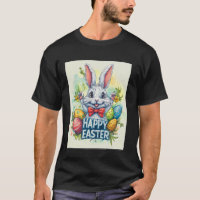 Süßes Osterhasen-Motiv, Osterhase, Ostereier