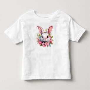 Süßes Osterhasen-Portrait-Geschenk-T-Shirt Kleinkind T-shirt
