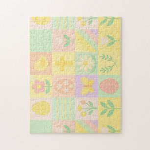 Süßes Ostern-/Frühjahrsmuster Puzzle