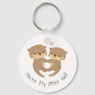 Süßes Otter-Paar, meine Otter-Hälfte Schlüsselanhänger