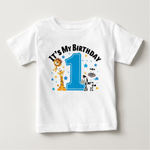 Süßes Outfit für die erste Geburtstagsfeier Baby T-shirt