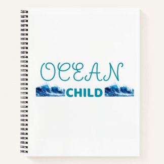 Süßes Ozean-Kind Notizbuch