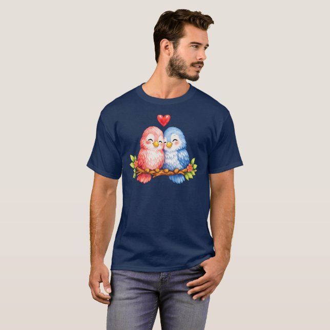 Süßes Paar oder Freunde  T-Shirt (Vorne ganz)