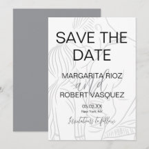 Süßes Paar Skript Save the Date