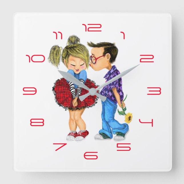 Süßes Paar Uhr (Vorderseite)