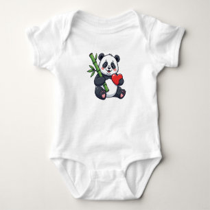 Süßes Panda-Design für Kleinkinder – Bezaubernde P Baby Strampler