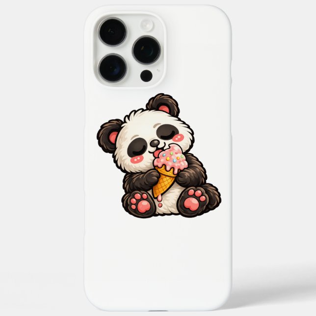 Süßes Panda-Eis Case-Mate iPhone Hülle (Rückseite)